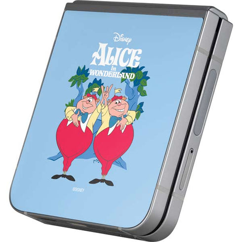 Disney Alice in Wonderland Tweedle Dee and Tweedle Dum Galaxy Z Flip6 Skin